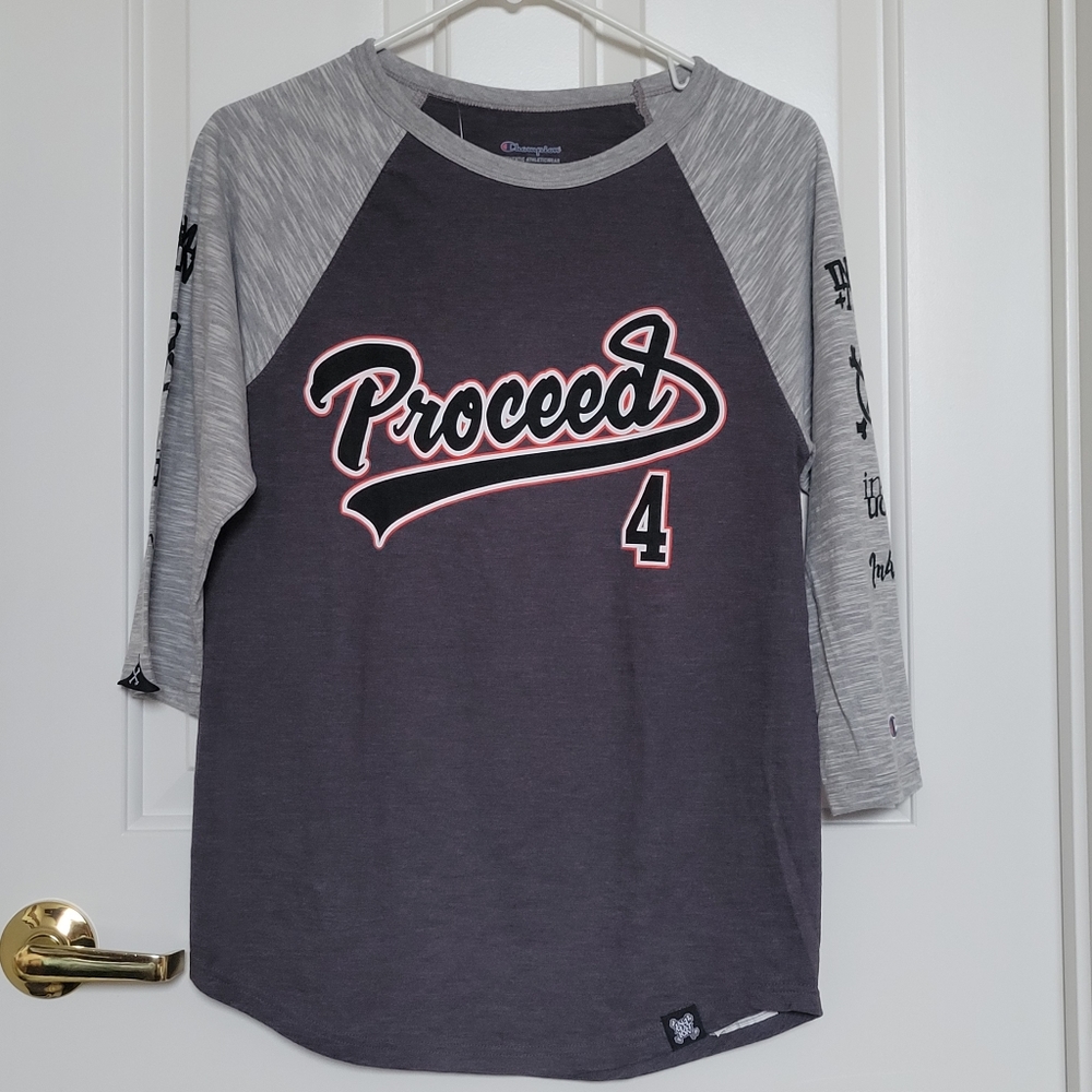 In4mation Proceed 3/4 Graphic Sleeve Hawaii Shirt